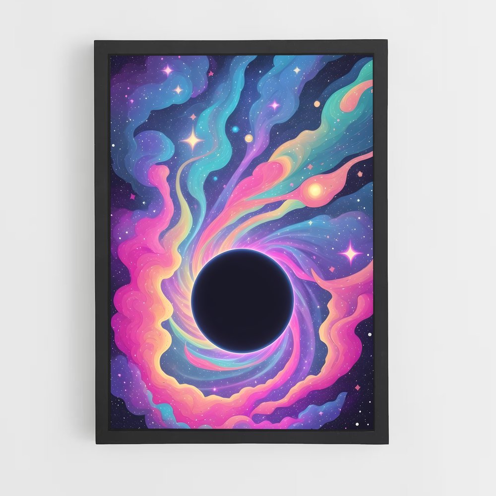 Poster magnifique art spatial (vue 2)